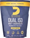 이중 ISO Whey & Casein Isolate Protein Powder - 블루 베리 및 석류 맛 - 프리미엄 포스트 복구 단백질 분말 - 스쿠 퍼 당 단백질의 27G