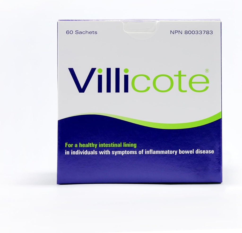 Wellesley Therapeutics Villicote, 복원 Gut 건강, 소화 컴포트, 비 GMO, 글루텐 프리, Dairy-Free, Prebiotics, 120g, 60 sachets