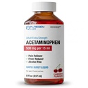 Puregen Labs 성인 여분 힘 Acetaminophen 액체 500mg/15ml - 8개의 fl oz 급속한 Burst 고통 Reliever/Fever 흡진기, 벚꽃 맛 | 근육 & 합동 진통 | 관절염 진통