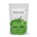 Mi Nature 100 % Aloevera Powder (Aloe Barbadenis) 100g (3.5 oz)| 순수 알로에 베라 잎 분말 | 피부, 건강 및 모발을위한 DIY