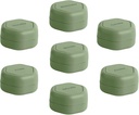 Cadence Travel Containers - 알약 케이스 세트 - 마그네틱 여행 캡슐, 매일 약 주최자, 보충제, & 비타민 - 7 플렉스 작은 (0.56oz) 주간 알약 주최자 - Eucalyptus