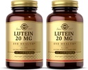 Solgar Lutein 20 mg, 60 Softgels (Pack of 2) - 지원 눈 건강 - 도움말 필터 아웃 블루 라이트 - 포함 FloraGLO Lutein - Non-GMO, 글루텐 무료, 낙농장 무료 - 120 총 서빙