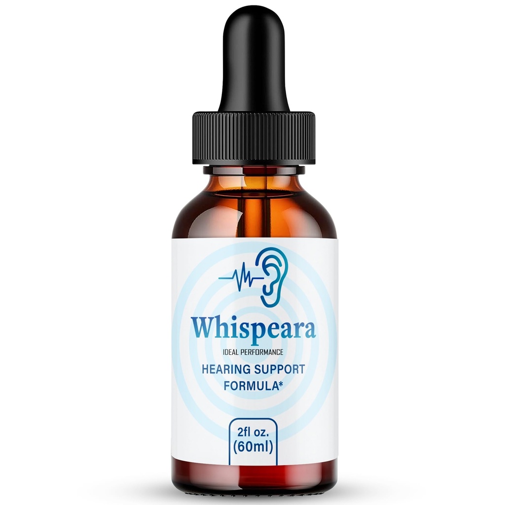 Whispeara Tinnitus Relief for Ringing Ears Drops, Ring Clear Tinnitus Liquid Drops, 최대 강도, 고급 공식 Hearing Supplement, 귀 반지 Tinnitus, Whispeara 리뷰 (1 팩)