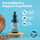 Restavin - 고급 다리 지원 보충교재 - 더 나은 흡수를 위한 액체 납품 - 비타민 C, 철, Valerian, Turmeric, 마그네슘 & 더 많은 것!