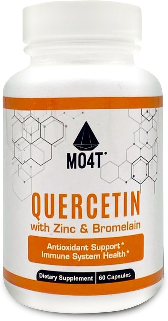 아연을 가진 Quercetin & Bromelain - 산화 방지제 지원 면역 체계 건강 - 규정식 보충교재 - 60의 캡슐 1050 mg 유력한 공식