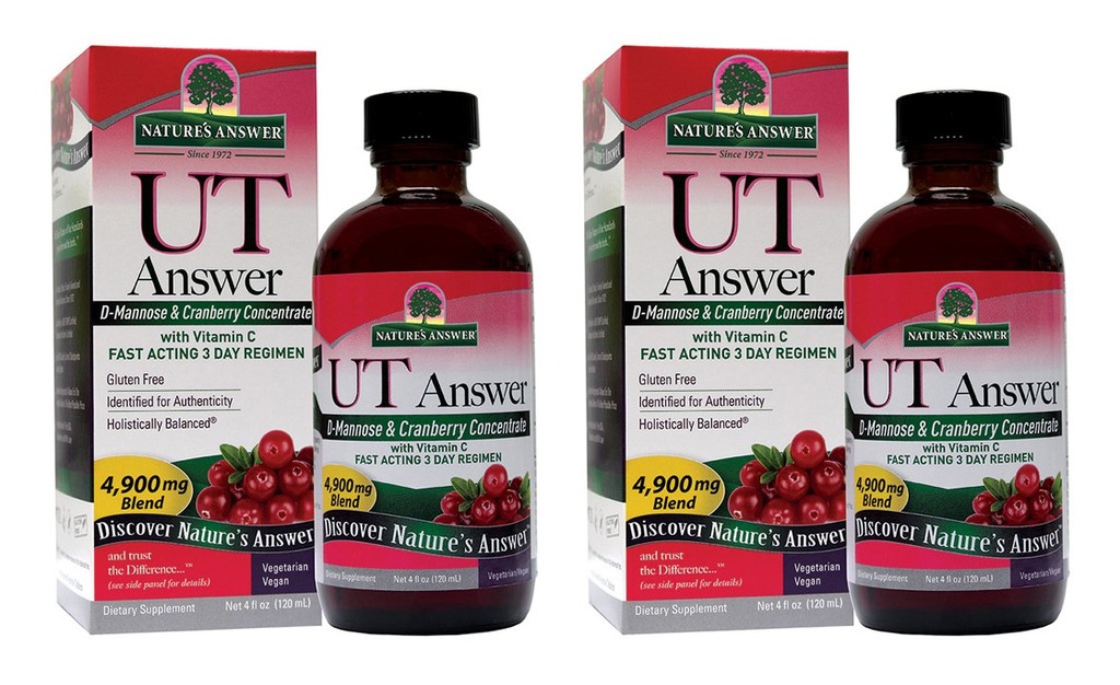 자연의 답변 Urinary Tract 건강 | 빠른 행동 삼일 Regimen | 크랜베리 맛 다이어트 보충 | 알코올 무료, 글루텐 프리, 동물 및 채식 4oz (2 팩)
