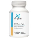조류의 XYMOGEN DHA - DHA Omega-3 보충 - 뇌, 눈, 심장 + 면역력 (60 Softgels) 지원