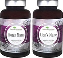 Aloha Medicinals Lion 's Mane, 인증 유기농 버섯 보충, 팩 2, 90 캡슐 각각