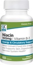 질 선택 Niacin (비타민 B3) 에너지 & 환경 지원 100 mg 보충교재, 60의 조사 병
