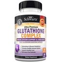 BioSchwartz Glutathione 보충교재 500mg - Quercetin, 비타민 C, 우유 이틀, 알파 Lipoic 산을 가진 간 해독 - 면역성이 있는 지원 환약 - 강화된 면역성 방위 건강 공식 - 60의 캡슐