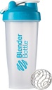 BlenderBottle 클래식 루프 탑 쉐이커 병, 28 온스, Clear/Aqua