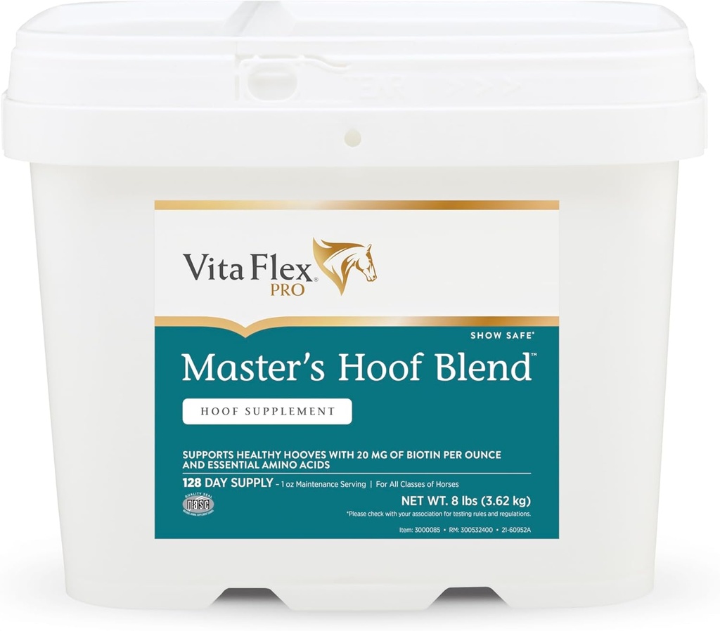 Farnam Vita Flex Master's Hoof Blend hoof 건강 수식, 128 일 공급, 8 lb