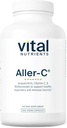 Vital Nutrients Aller-C | Vegan Respiratory and Sinus Function Support*| Isoquercitrin, Bromelain, Bioflavonoids, & Vitamin C | 글루텐, 데이리, 소이 무료 보충 | 200 캡슐