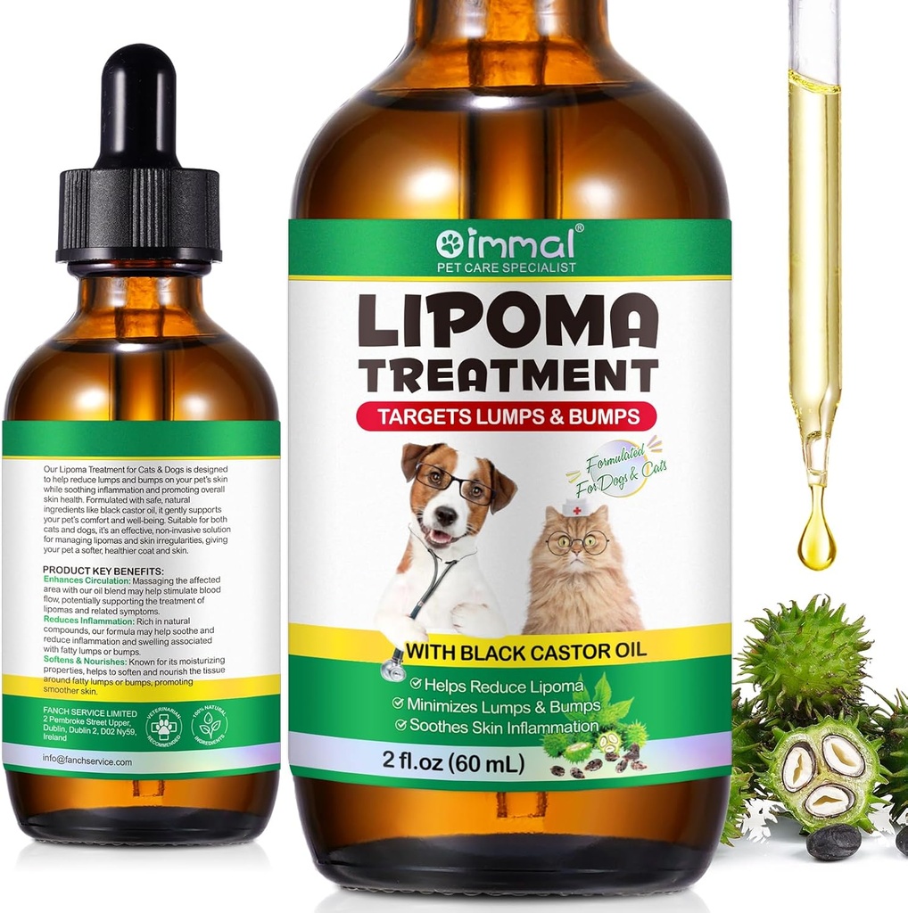 Lipoma 치료는 개 덩어리를 위한 가드를 표적하고 2 fl.oz의 개 고양이를 위한 Lipoma 처리, Soften 뚱뚱한 덩어리 & 덩어리, 애완 동물을 위한 피마자 기름, Lipoma 감소, 면역력 보충교재