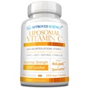 승인 과학 Liposomal 비타민 C - 1100 mg - 60 캡슐 - 면역 지원, 부스트 교원질, 산화 방지제 - 높은 흡수 - 지방 수용성 - 비 GMO - Vegan - 미국에서 만드는