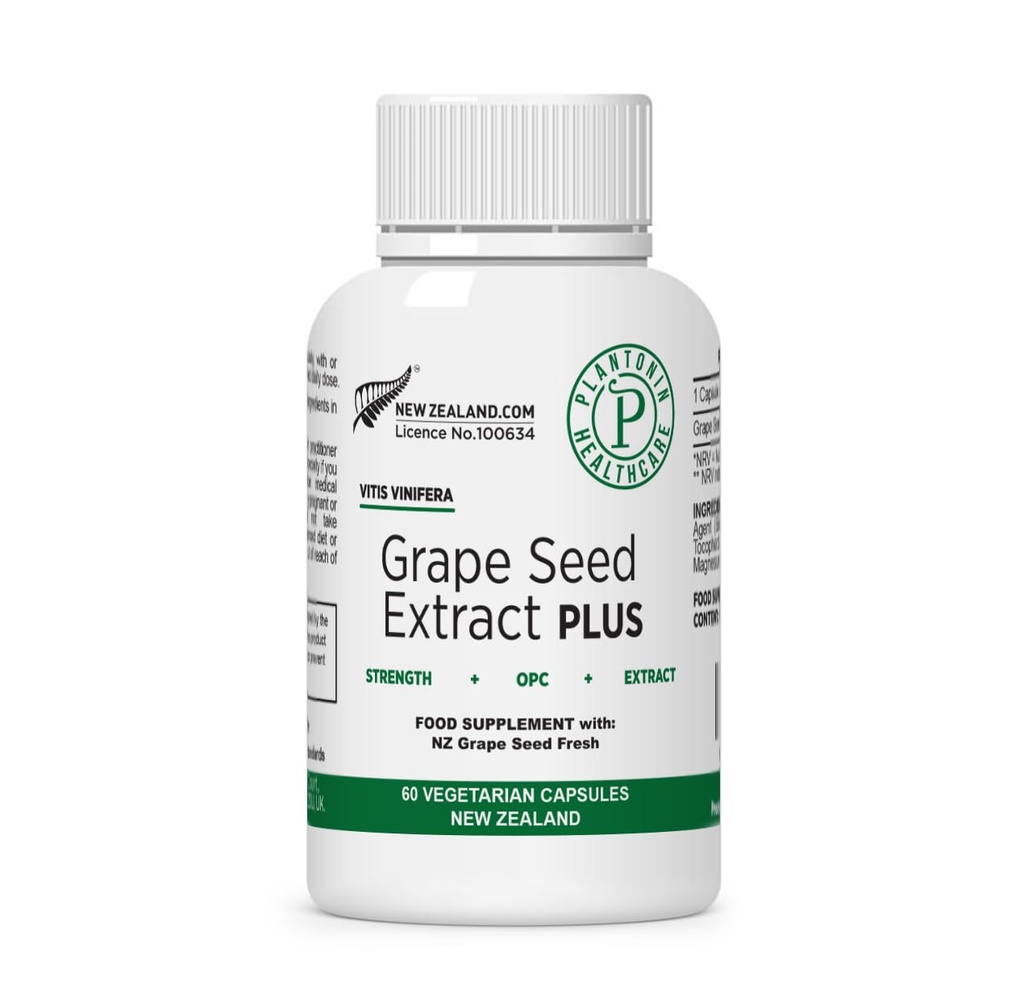 포도씨 추출물 93% 폴리페놀을 가진 500 mg - 120:1 60,000mg 힘, 60의 캡슐 - 2 달 공급 - GMO & 글루텐 자유로운 - 폴리페놀 추출물