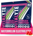 Vitalyte Electrolyte 분말 음료 혼합, Isotonic Electrolyte Hydration 혼합, 글루텐 무료 포스트 운동 분말 혼합, 2, 35 온스 팩. 각, 수박 풍미