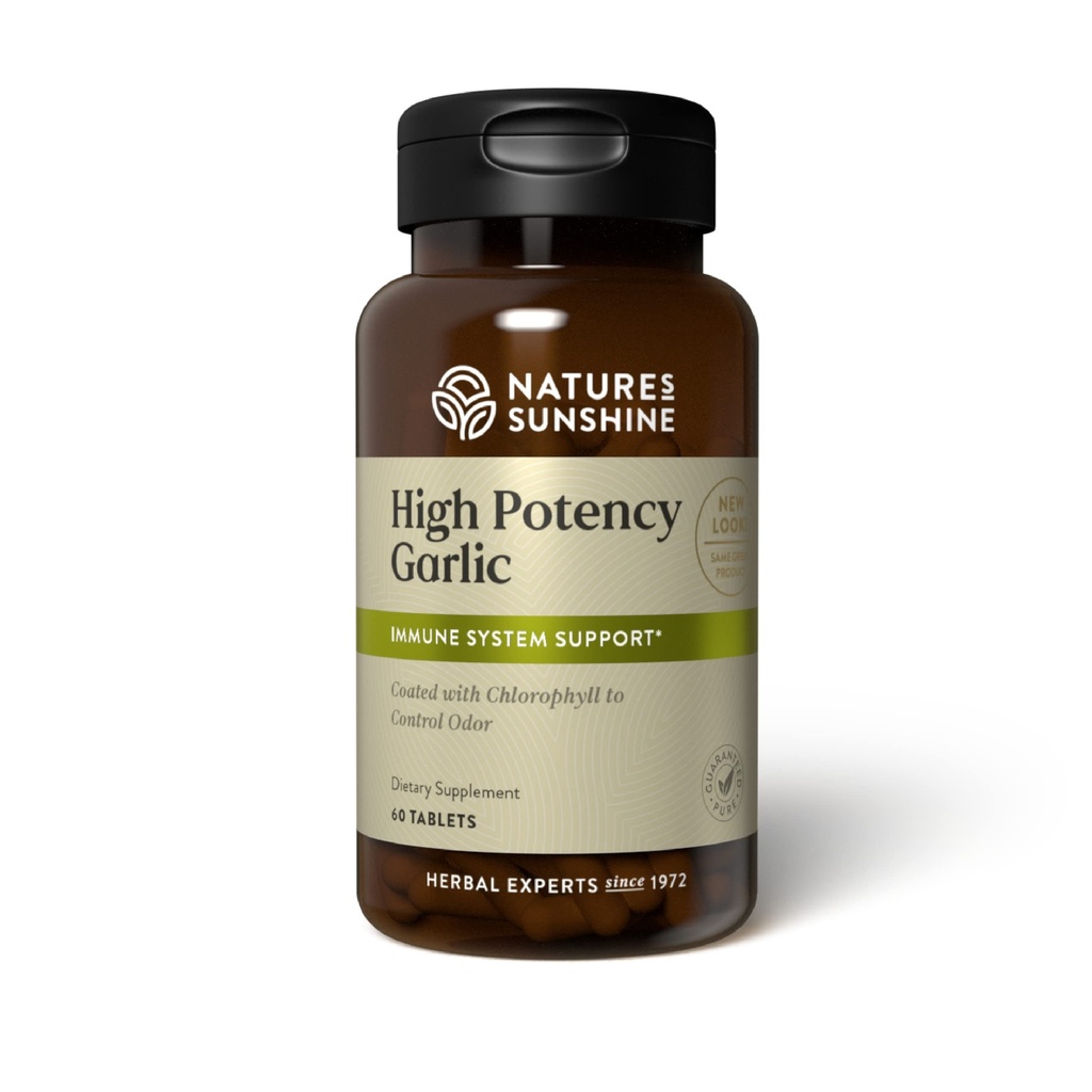 Nature's Sunshine High Potency Garlic, 60 Tablets | 아이튠 시스템 지원 및 오더를 제어하는 데 도움이되는 독특한 코팅을 포함합니다.