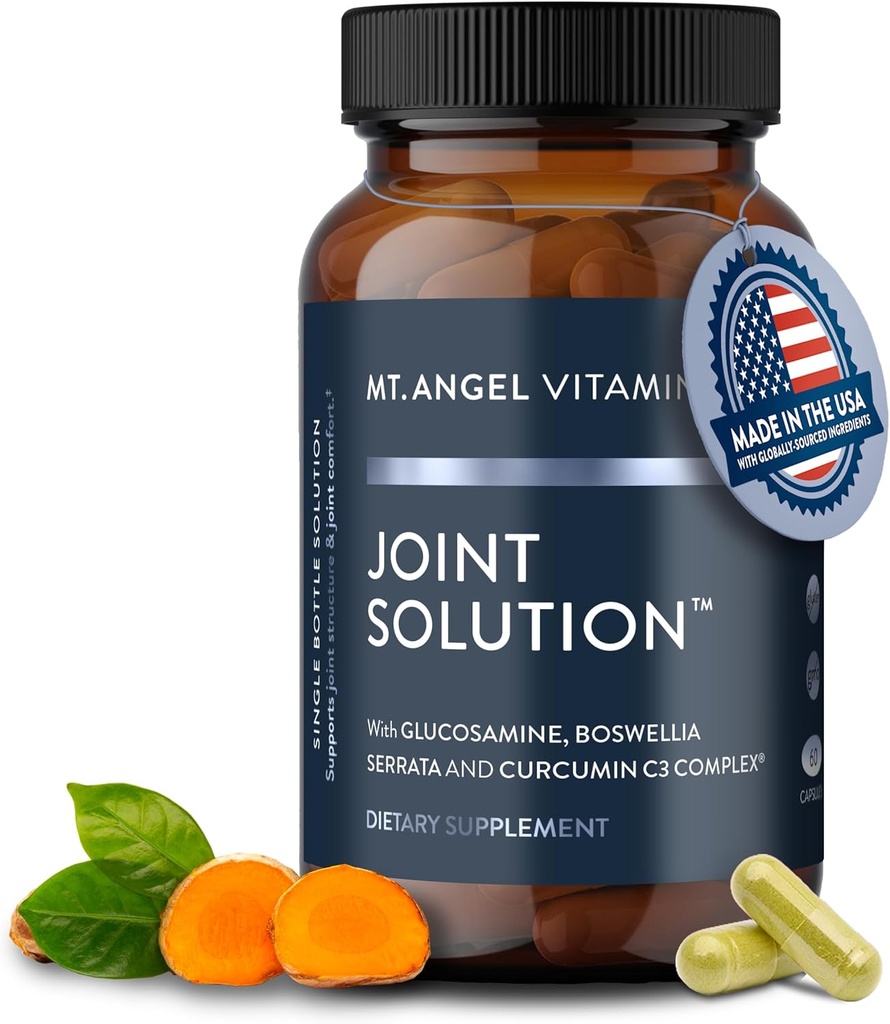 산. 천사 비타민 - 공동 솔루션 - Curcumin C3 Complex, Turmeric, Tumeric, Turmeric Curcumin, Joint Support Supplement, Tumeric 및 Ginger, Turmeric Supplement, Glucosamine, Collagen - 60 Caps