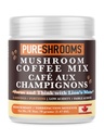 Focus & Think Instant Mushroom Coffee with Ultra Concentrated Lion's Mane Mushroom Extract for Brain Boost - Focus, Clarity 및 Concentration 강화 - Net Wt. 70g/2.47 oz