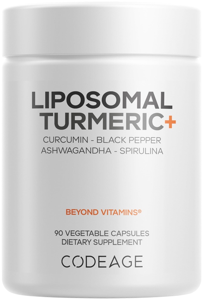 코 질 유기 심황 보충교재 - 95% 쿠르쿠민 추출물 알약 - Liposomal 발효된 식물 혼합 검정 고추, Ashwagandha, Ginger, Stephania, Boswelia, Cumin의 소화기 - 90의 캡슐