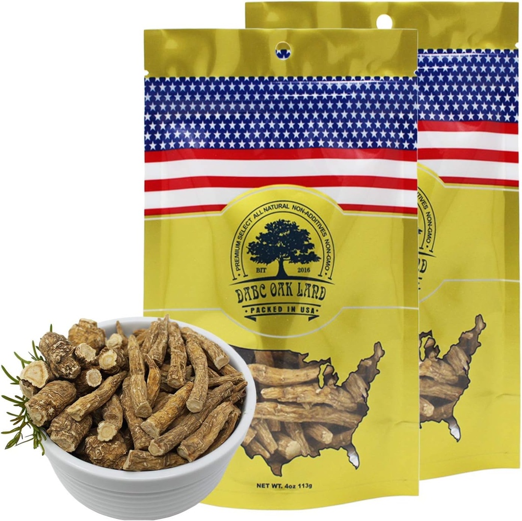 위스콘신의 미국 인삼 조각 (Sliced Ginseng Root Wisconsin Grown! 대부분의 사람들은 인삼 차를 만들기 위해 그것을 사용합니다! 건강에 좋은! (미국 인삼 큰 지점, 8 온스 2 팩)