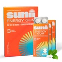 SUNII ENERGY GUM - 새로운 빠른 부스트 에너지 & 초점 - 50mg 카페인 껌 - 비타민 B6 & B12, 타우린, 채식주의자, 설탕 없음, 영 칼로리, 신선한 민트 맛 - Chews, 음료, 젤 & 알약 (24pcs) 보다는 더 빠른