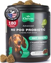 Coprophagia Deterrent - 개를위한 Poo Chews 없음 - 효소가있는 소화 건강을위한 개 프로바이오틱스 - Canine Stool Eating Deterrent - 소화, 치과, Gut & 면역 건강 치료 - Poop Eating 없음