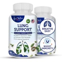 Lung 지원 규정식은 초본 호흡 지원 10 활동적인 성분을 보충합니다 Lung 건강 Lung Cleanse 공식 보충교재를 위한 본래 공식은 체계 60의 캡슐 비 GMO를 분해합니다