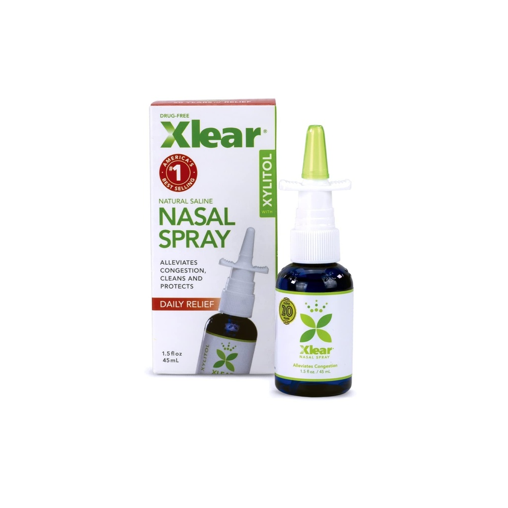Xylitol, 1.5 fl oz (1의 포장)를 가진 Xlear 자연적인 구두 살포