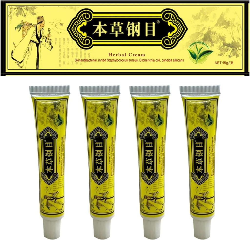 피부염, 염증 및 뾰루지, 바디 크림 4 개 (팩 2)