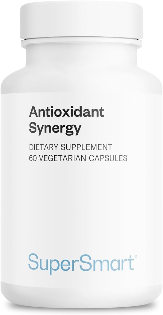 Supersmart - AntiOxidant Synergy - Tumeric Curcumin 및 Alpha Lipoic Acid와 함께 | 비 GMO 및 글루텐 무료 - 60 채식 캡슐