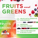 과일과 녹색 유기 Probiotic 분말: 남자 & 여자를 위한 30의 서빙. 10 억 CFUs, Spirulina, Kale, Spinach, Chlorella, Elderberry, 소화 효소 - Probiotics