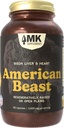 MK는 미국 효모, Athletes, 지원 힘, 내구시간 & 회복, 동결 건조, 비 GMO, Bison Liver & Bison Heart, 30 서빙 (3,000 mg 각각)를 위한 Bison Organ 보충교재를 보충합니다