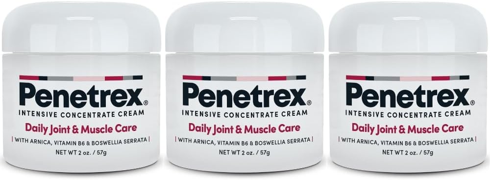 Penetrex 합동 & 근육 치료 - 뒤, 목, 손, 발을 위한 Soothing 안락 - Arnica, 비타민 B6 MSM & Boswellia - 2oz 3 팩을 가진 우수한 전체적인 몸 문