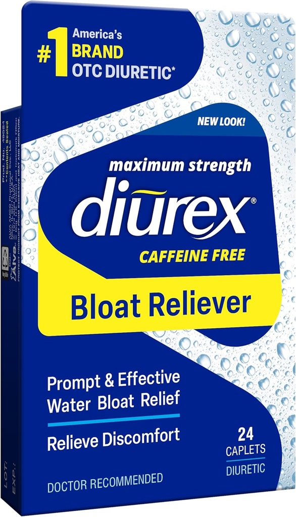 Diurex 카페인 자유로운 부유물 기복, 최대 힘, 구호 물 부유물 불편, 기복의 6 까지 시간, 24 조사