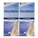 Guardian Dairy Relief Fast Acting Lactase, 360 Caplets, 9000 FCC 최대 힘, Lactose Intolerance 알약, Lactase 효소 보충교재 (360 CT)