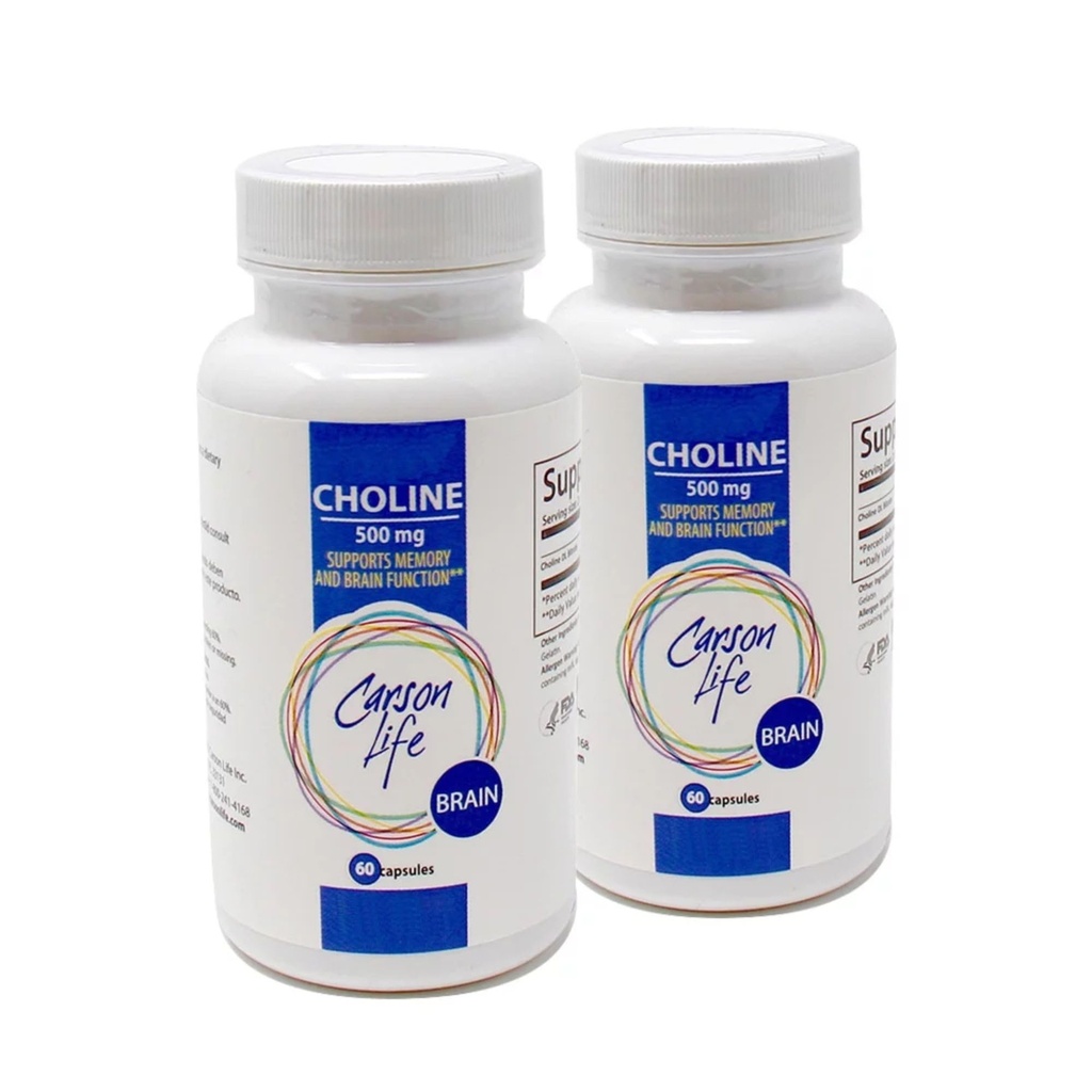 Carson Life Choline - 60 캡슐 - 2 팩