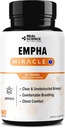 Empha Miracle를 제공, 감소 된 Mucus 및 Coughing과 쉽게 호흡, 호흡 건강 및 구호를위한 자연 보충