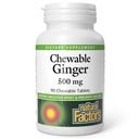 자연적인 요인 Chewable 생강 500Mg, 90 CT