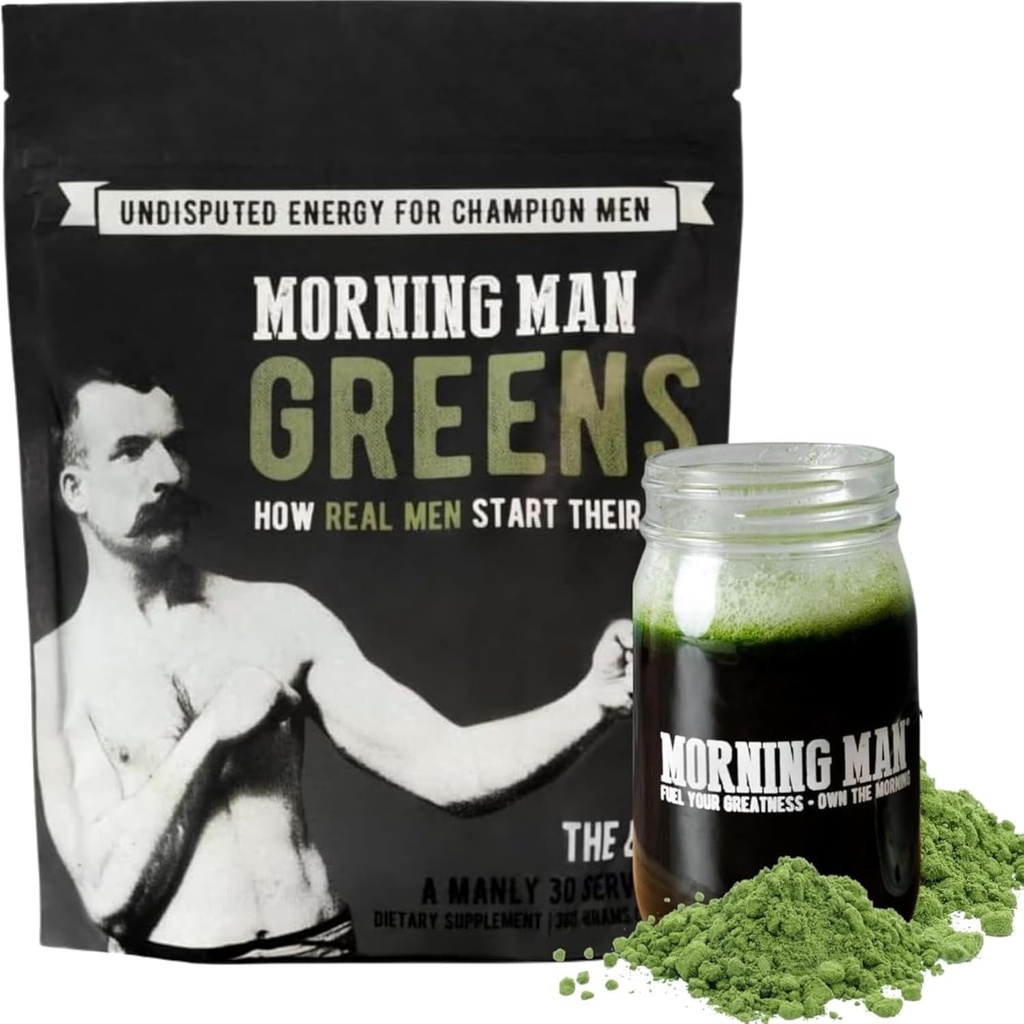 최고의 Tasting Greens Probiotic Superfood Mix, 95mg Caffeine, Kick Start Your Morning, 75 + Vitamin, Green Tea & Coffee Extracts, Digestive Enzymes, Gluten Free, Vegan, Energy, Gut Health, 30 서빙