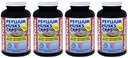 Yerba Prima Psyllium Husks Caps - 180 캡 (팩 4) - 천연 섬유 보충 - 비 GMO 글루텐 무료