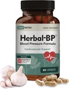 초본 BP 자연적인 혈압 보충교재 - 지원 Circulatory 건강| 포도씨 추출물, 마늘, Hawthorn, 올리브 잎 & Long-Term 지원을 위한 Ashwagandha를 특색짓습니다 (3 팩)