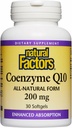 자연적인 요인 Coenzyme Q10 - 산화 방지제 지원 보충교재 지원 세포질 에너지 생산 - 더 나은 흡수 원조 건강한 심장 기능 - 200 mg, 30 Softgels (30 서빙)