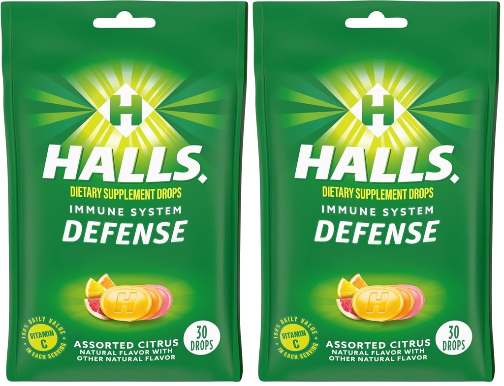 홀 Cough Drops, 분류된 감귤류, 30ct (포장 2)