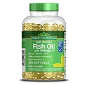 Walgreens (정밀한 영양) 반 크기 물고기 기름 1200 mg Softgels 200.0ea