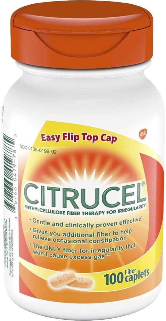 Citrucel 섬유 보충교재 Caplets-100 ct.