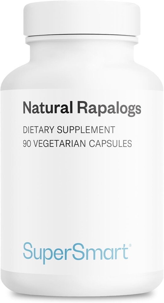 Supersmart - Natural Rapalogs (Advanced Formula) - EGCg, Fisetin, Trans-resveratrol, Salicin, Curcumin Phytosome | Non-GMO 및 글루텐 무료 - 90 채식 캡슐
