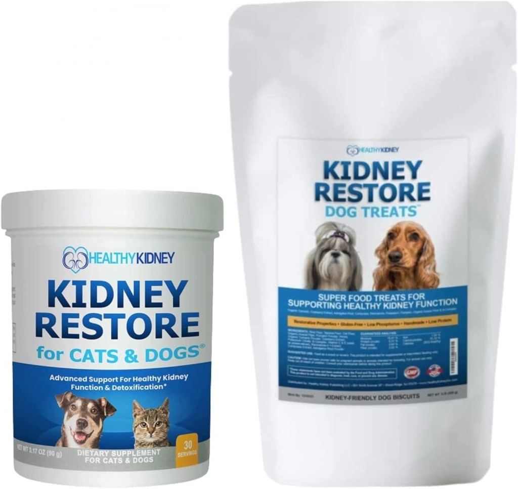 Kidney Restore Cats & Dogs & Kidney Restore Dog는 Canine Renal Pet Support Kidneys를 위한 보충을 대우합니다