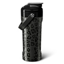 BrüMate MultiShaker 블렌더 셰이커 병 | 100 % 누출 방지 절연 스테인레스 스틸 | 체육관 용 사전 운동 및 단백질 셰이커 병 | 26oz (Onyx Leopard)